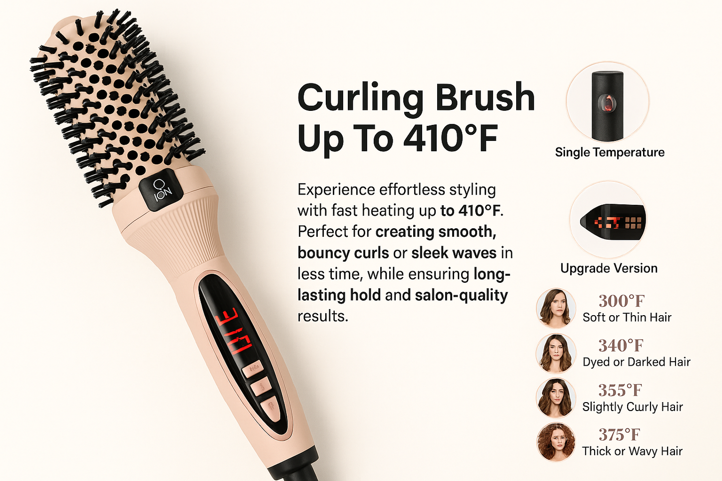 QuickStyle Curling Brush