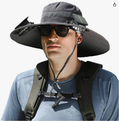 Wide Brim Solar Cooling Hat