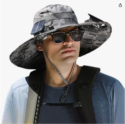Wide Brim Solar Cooling Hat