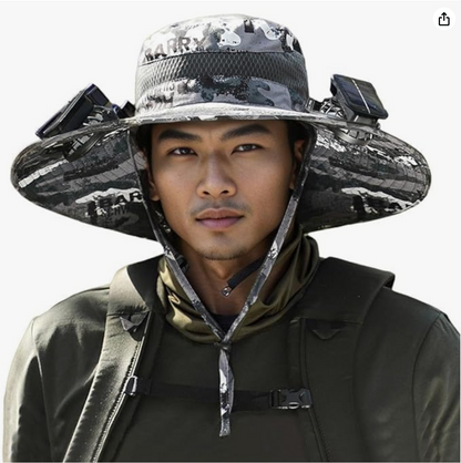 Wide Brim Solar Cooling Hat