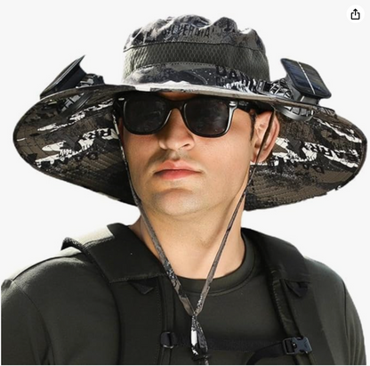 Wide Brim Solar Cooling Hat